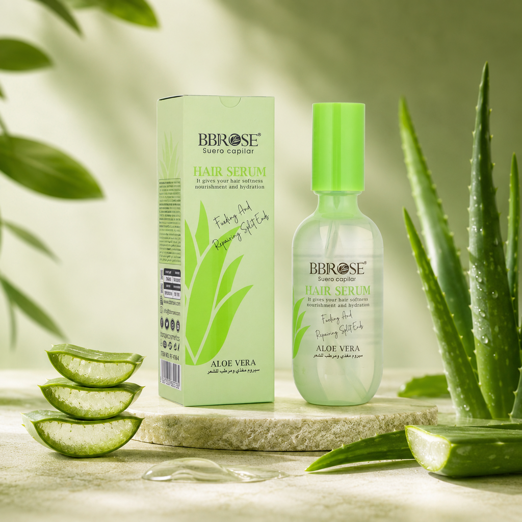 BBROSE Aloe Vera Hair Serum – Nourishing, Hydrating & Split-End Care