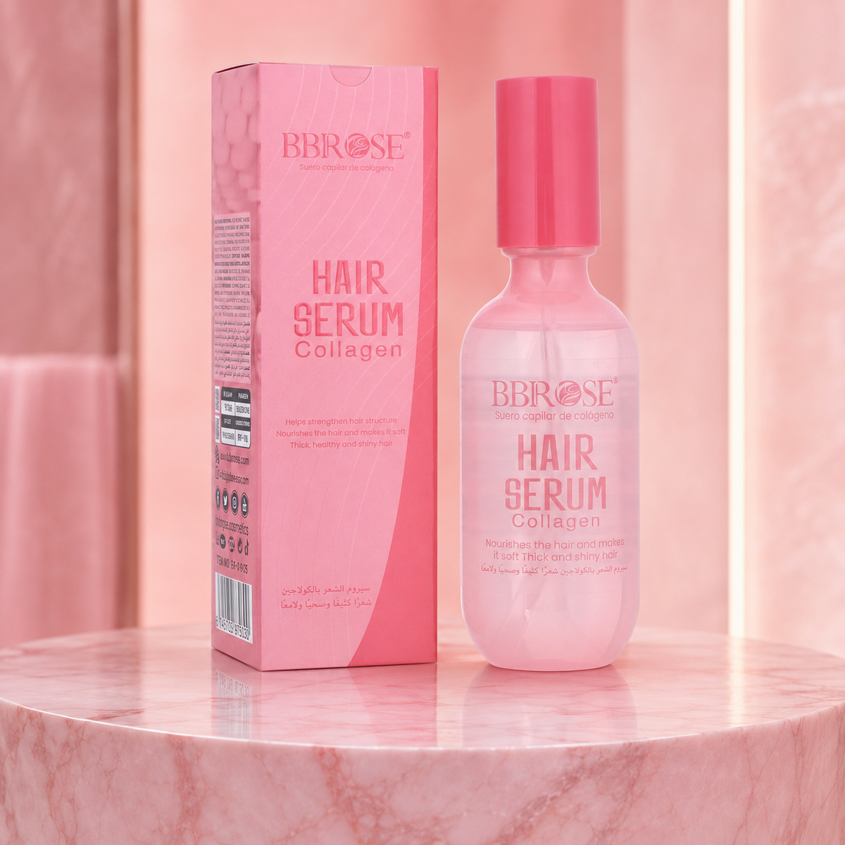 BBROSE Collagen Hair Serum – Nourishing Care for Soft, Strong and Shiny Hair