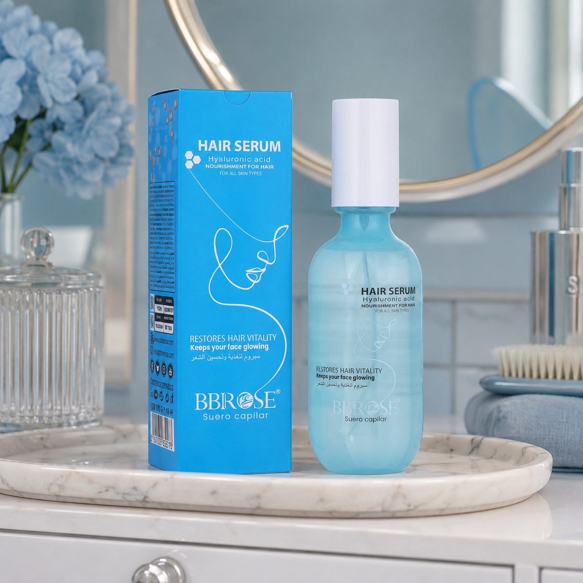 BBROSE Hyaluronic Acid Hair Serum – Nourishing Care to Restore Hair Vitality