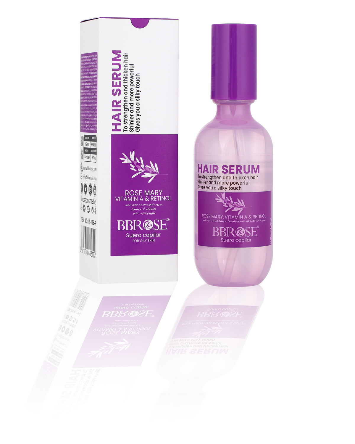 Rosemary Hair Serum (160ml) | Strengthens & Thickens Hair Naturally | Enhances Shine & Promotes Healthier Growth | Achieve Fuller, Stronger Hair