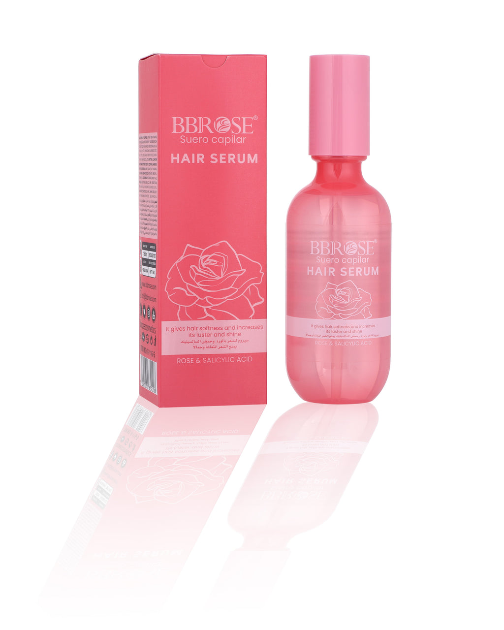 BBROSE Rose & Salicylic Acid Hair Serum – Softening and Shine-Enhancing Hair Care
