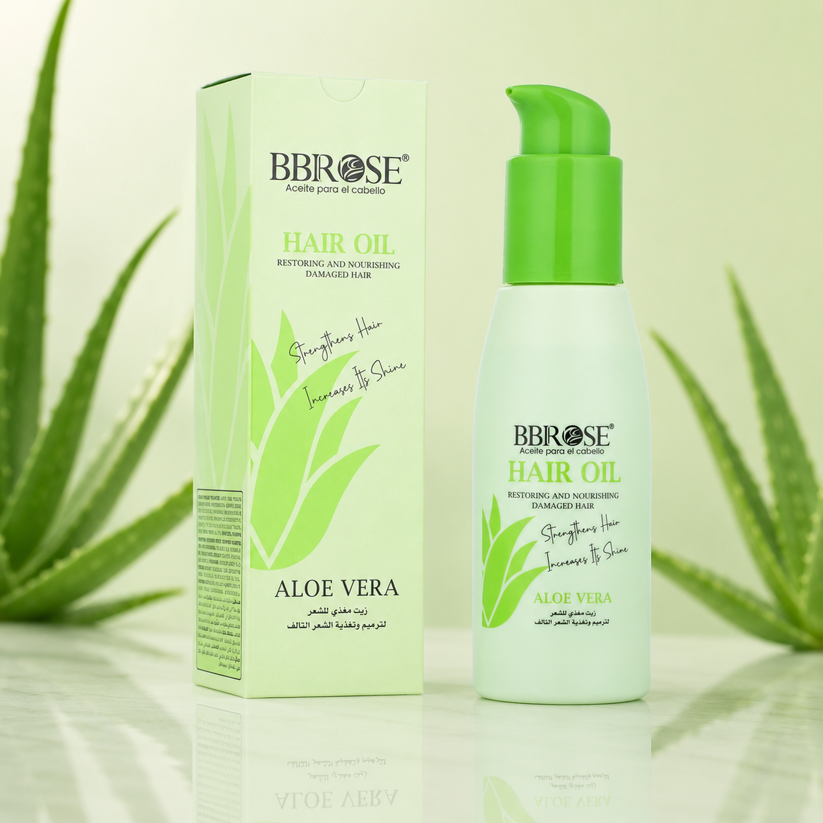 BBROSE Aloe Vera Restoring & Nourishing Hair Oil for Damaged Hair