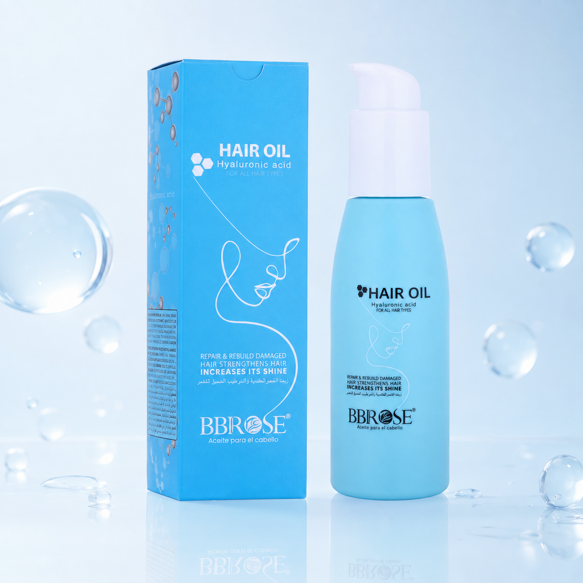 BBROSE Hyaluronic Acid Repair & Strengthening Hair Oil for All Hair Types