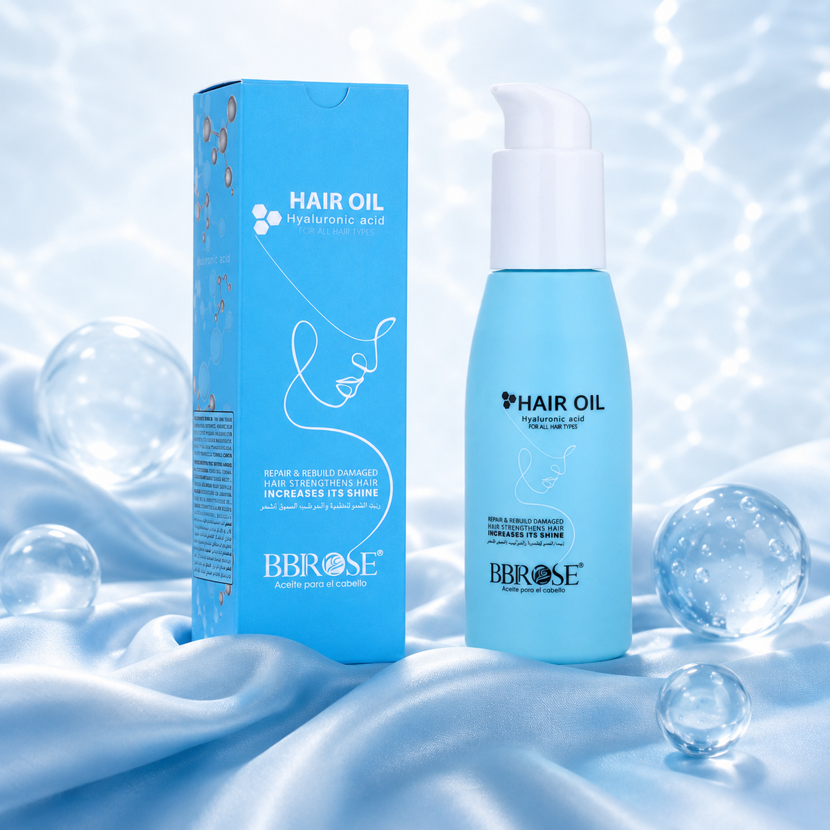 BBROSE Hyaluronic Acid Repair & Strengthening Hair Oil for All Hair Types
