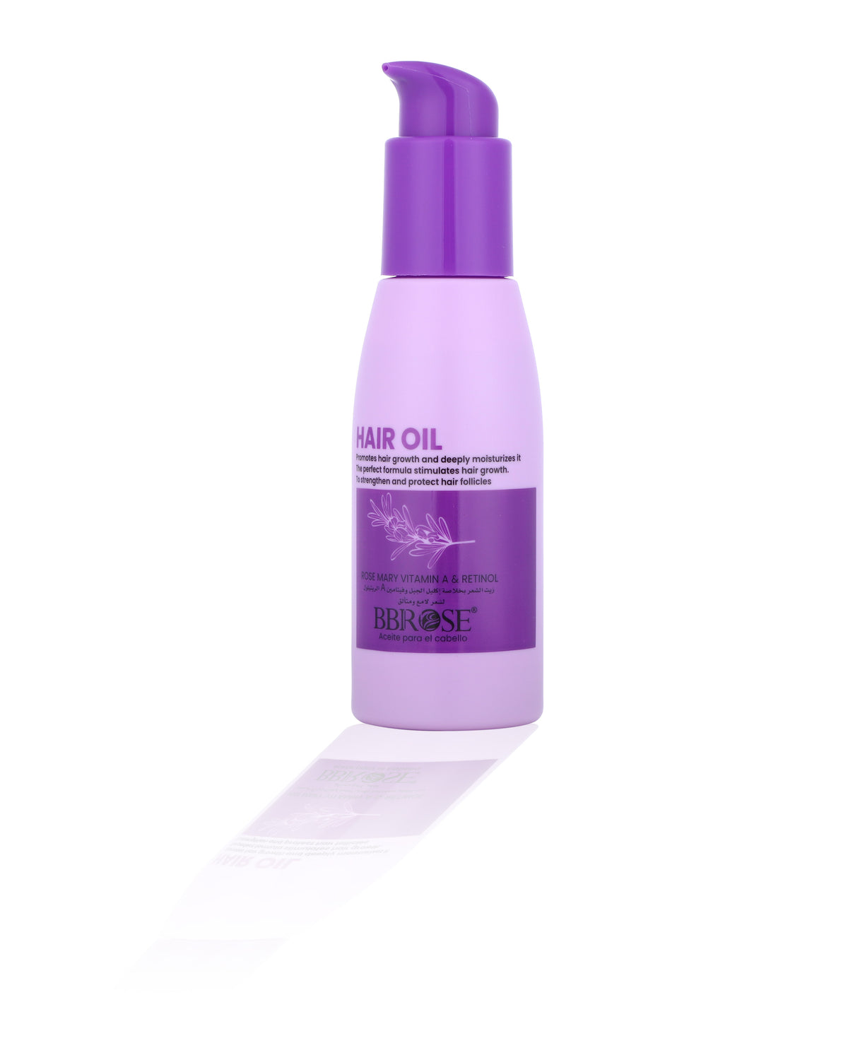 Hair Oil With Rosemary, Vitamin A And Retinol Promotes Hair Growth, Strengthen And Protect Hair Follicles 100ml
