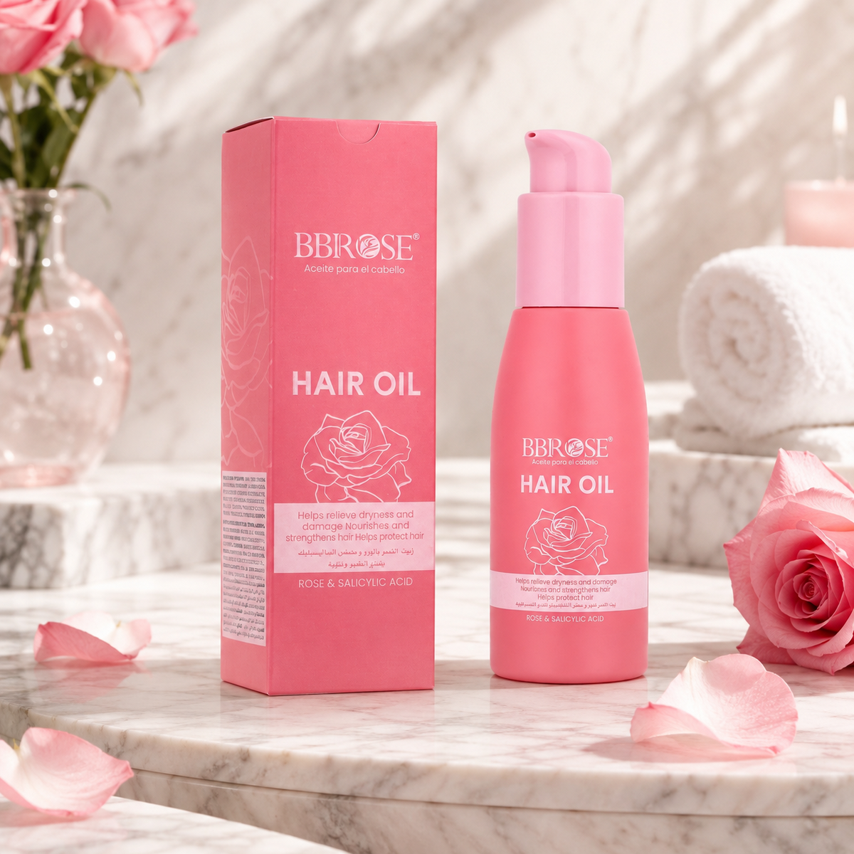 BBROSE Rose & Salicylic Acid Nourishing Hair Oil