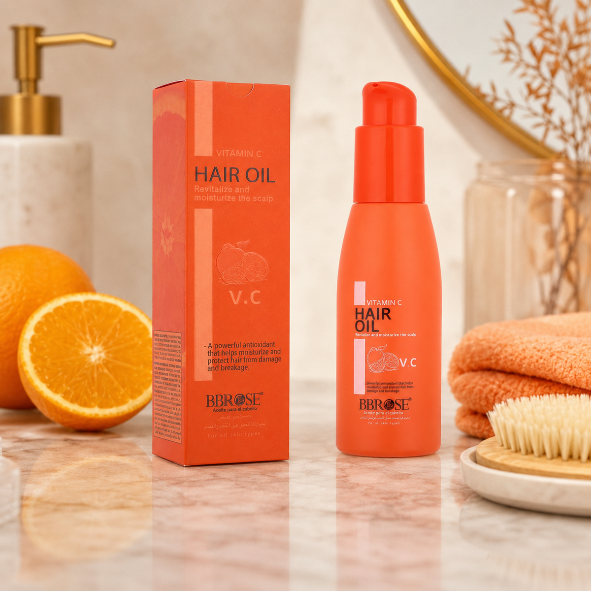 BBROSE Vitamin C Revitalizing & Moisturizing Hair Oil