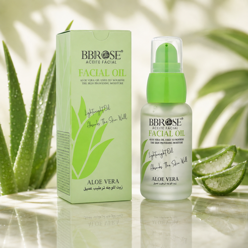 BBROSE Aloe Vera Facial Oil – Lightweight Nourishing and Moisturizing Face Oil