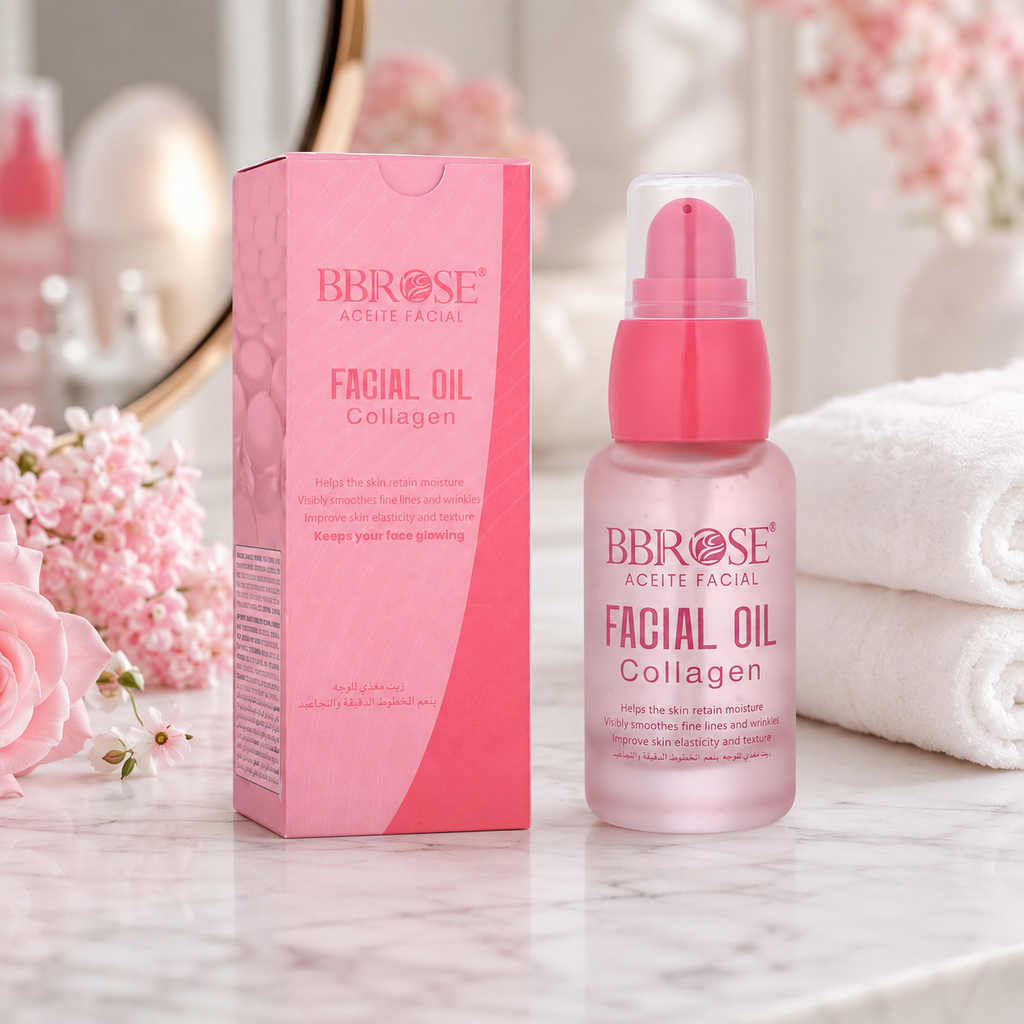 BBROSE Collagen Facial Oil – Moisturizing, Smoothing and Elasticity-Supporting Face Oil