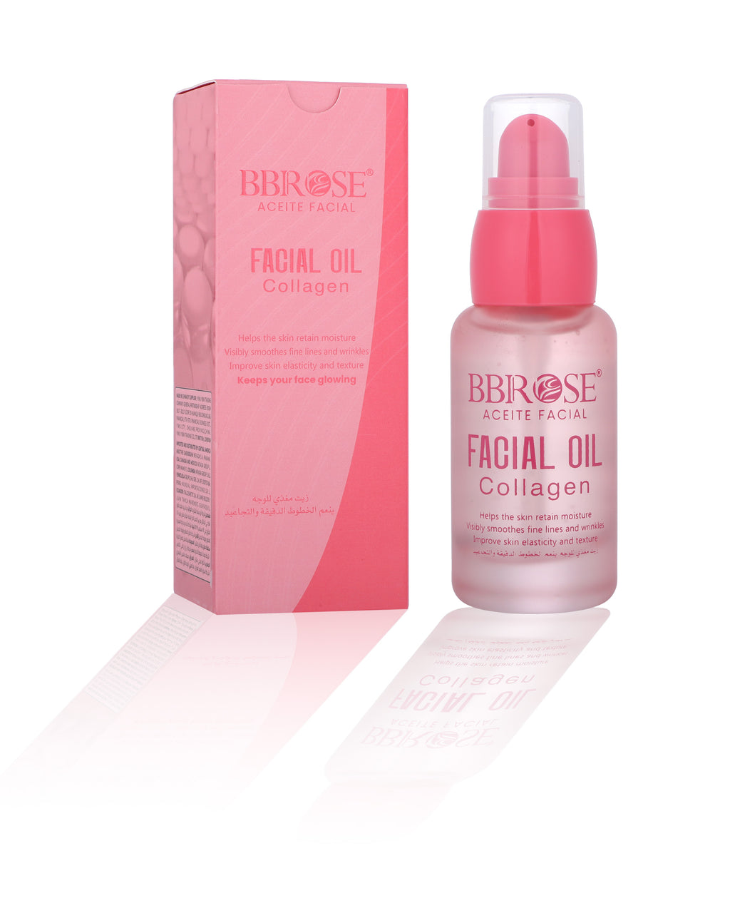 BBROSE Collagen Facial Oil – Moisturizing, Smoothing and Elasticity-Supporting Face Oil