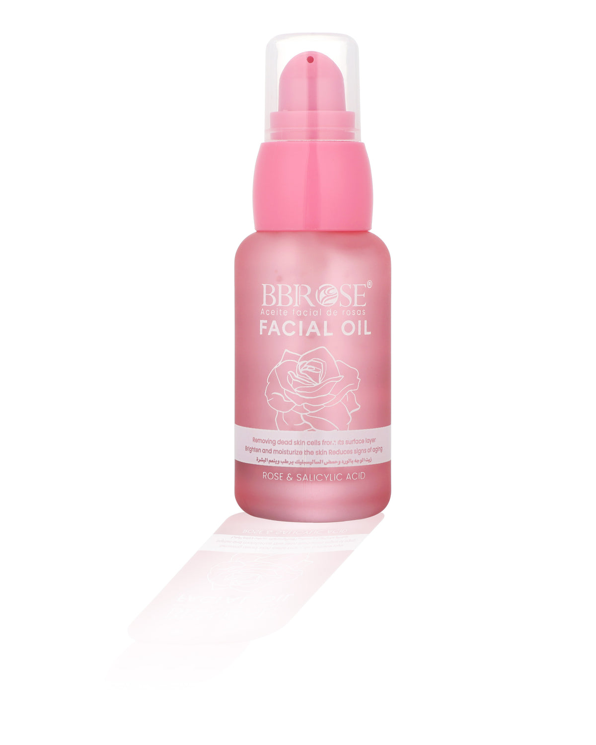 BBROSE Rose & Salicylic Acid Facial Oil – Exfoliating, Brightening and Moisturizing Face Oil