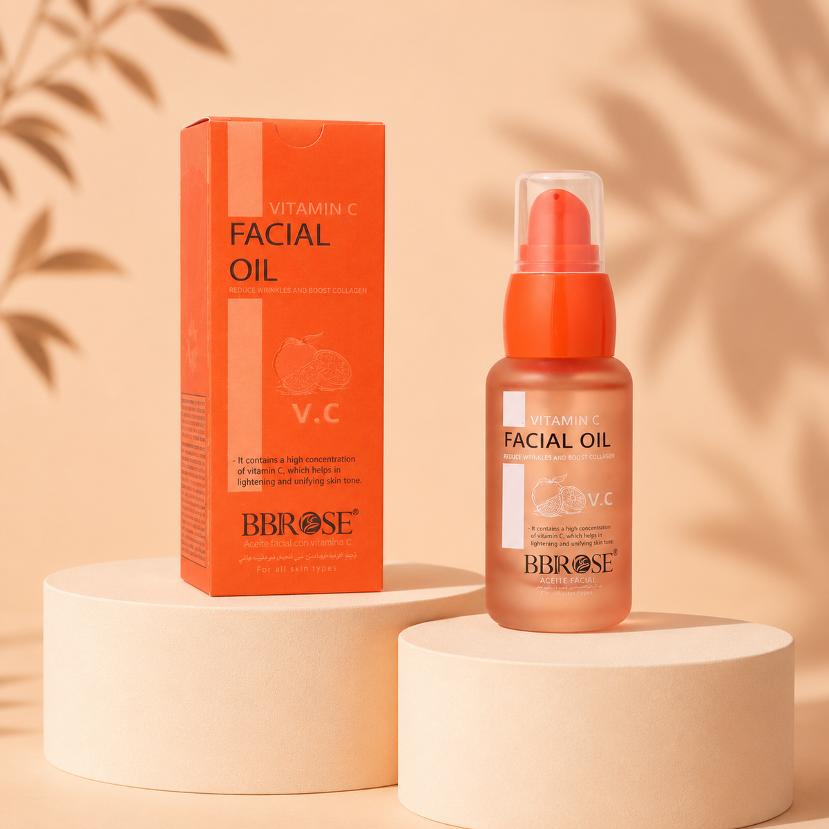 BBROSE Vitamin C Facial Oil – Brightening, Tone-Unifying and Anti-Wrinkle Face Oil