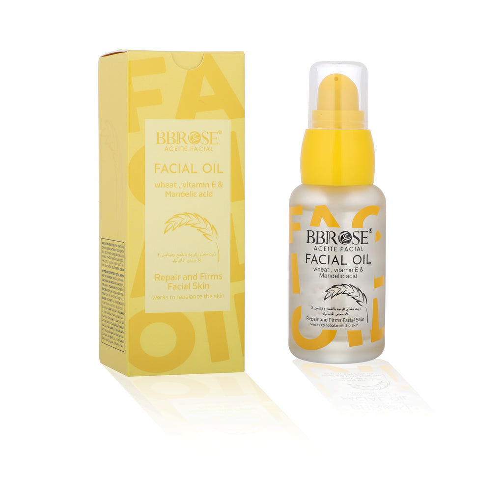BBROSE Wheat, Vitamin E & Mandelic Acid Facial Oil – Repairing, Firming and Rebalancing Face Oil