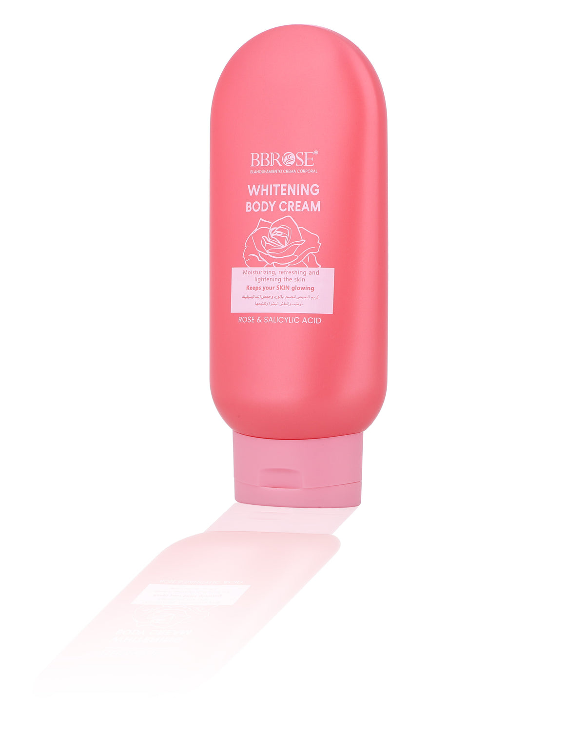 BBROSE Rose & Salicylic Acid Whitening Body Cream – Moisturizing & Radiance-Boosting Body Care
