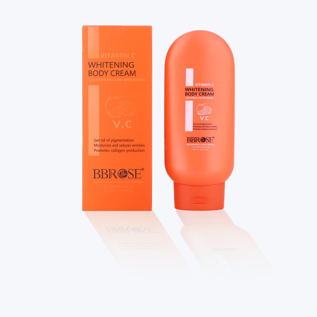 BBROSE Vitamin C Whitening Body Cream – Brightening, Moisturizing & Anti-Wrinkle Care