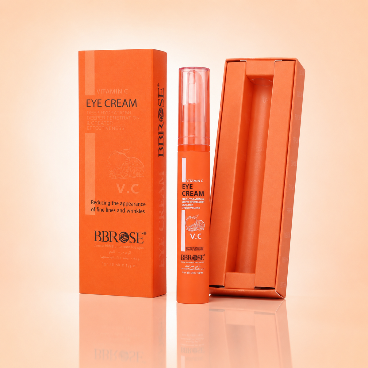 BBROSE Vitamin C Eye Cream – Deep Hydration for Fine Lines & Wrinkles