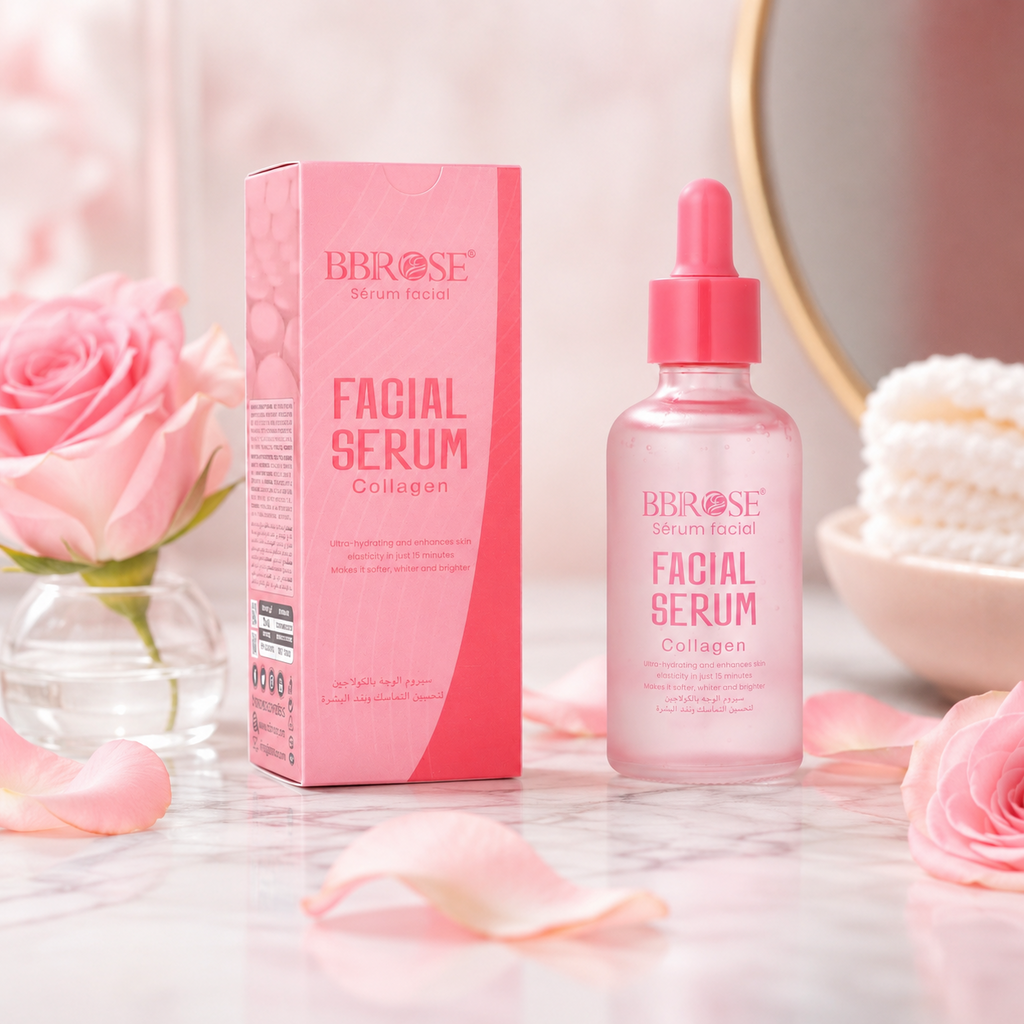 BBROSE Collagen Facial Serum – Ultra-Hydrating Brightening & Elasticity Care