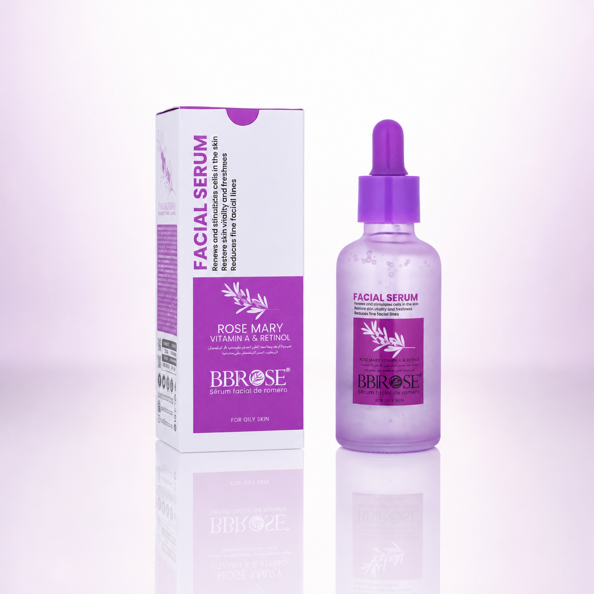 Rosemary Vitamin A & Retinol Facial Serum (50ml) | Renews & Stimulates Skin Cells | Restores Vitality & Freshness | Reduces Fine Lines for a Youthful Glow