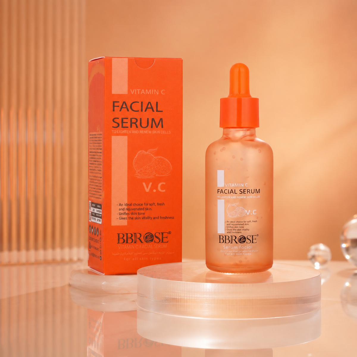 BBROSE Vitamin C Facial Serum – Brightening & Skin-Renewing Serum for All Skin Types