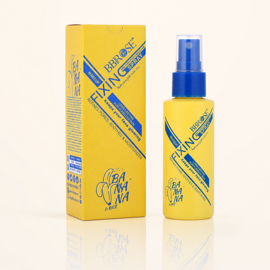 BBROSE Banana & Rice Makeup Fixing Spray – Long-Lasting, Moisturizing & Pore-Refining Setting Mist