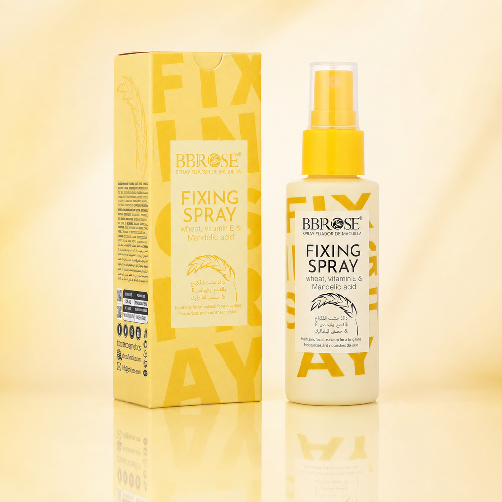 BBROSE Fixing Spray with Wheat, Vitamin E & Mandelic Acid – Long-Lasting Makeup Setting Mist