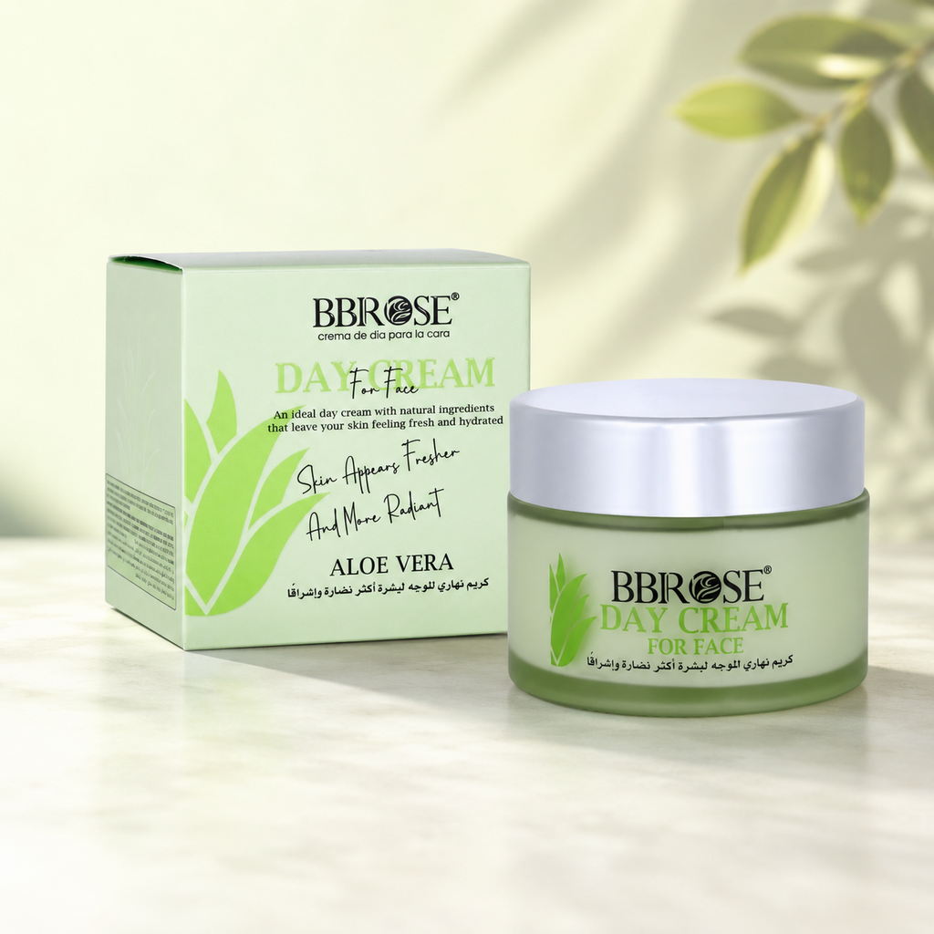 BBROSE Aloe Vera Day Cream for Face – Hydrating and Radiance-Enhancing Daily Moisturizer