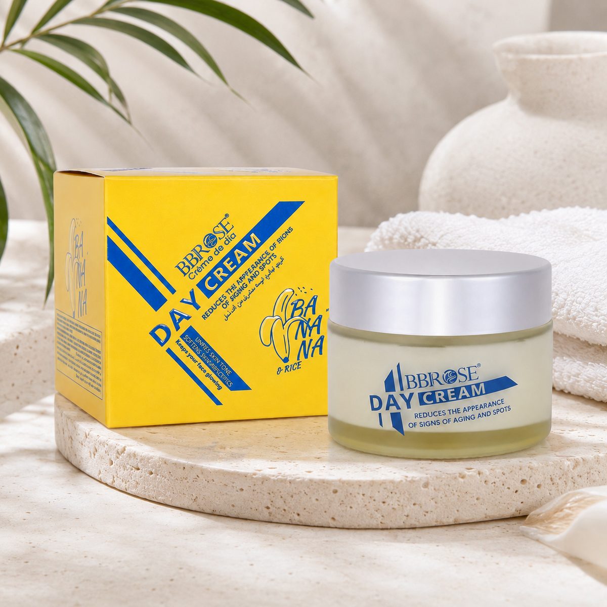 BBROSE Banana & Rice Day Cream – Brightening, Nourishing and Tone-Unifying Facial Moisturizer