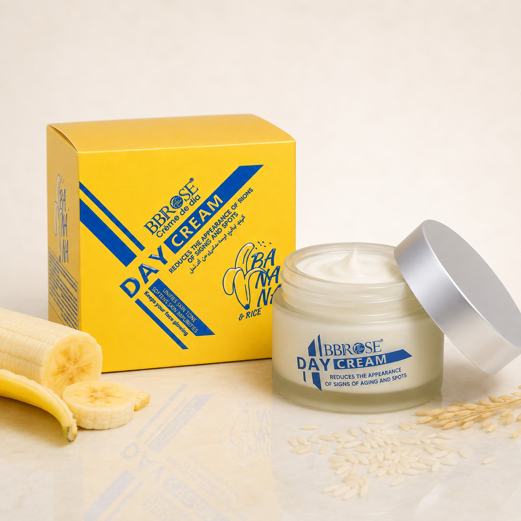 BBROSE Banana & Rice Day Cream – Brightening, Nourishing and Tone-Unifying Facial Moisturizer