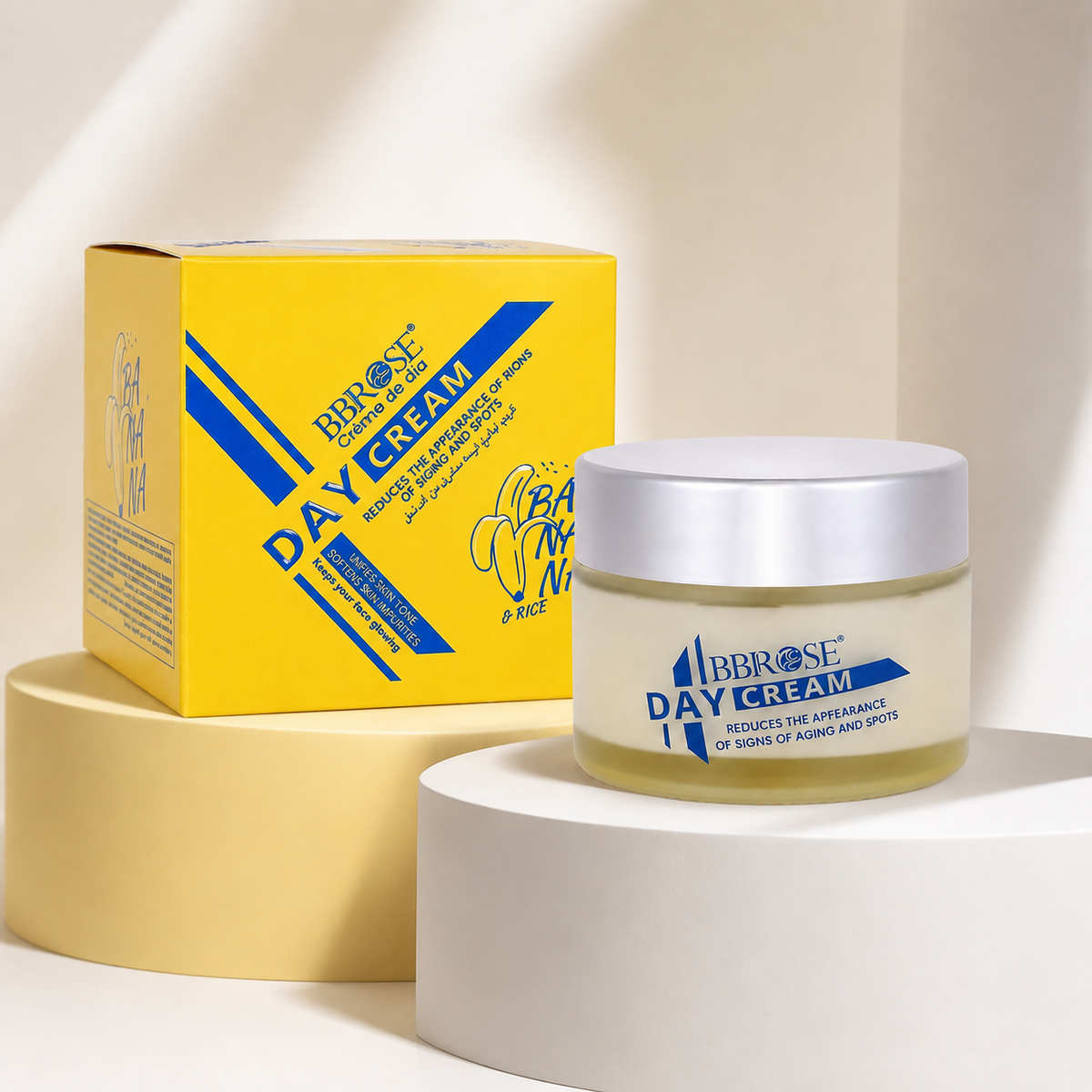 BBROSE Banana & Rice Day Cream – Brightening, Nourishing and Tone-Unifying Facial Moisturizer