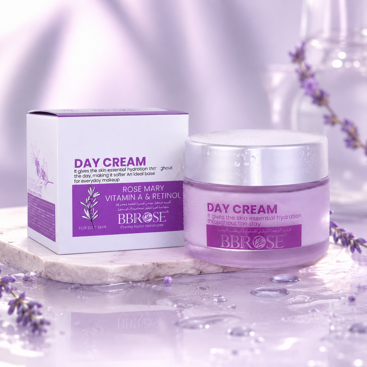 BBROSE Rosemary, Vitamin A & Retinol Day Cream for Oily Skin – Hydrating Daily Face Cream