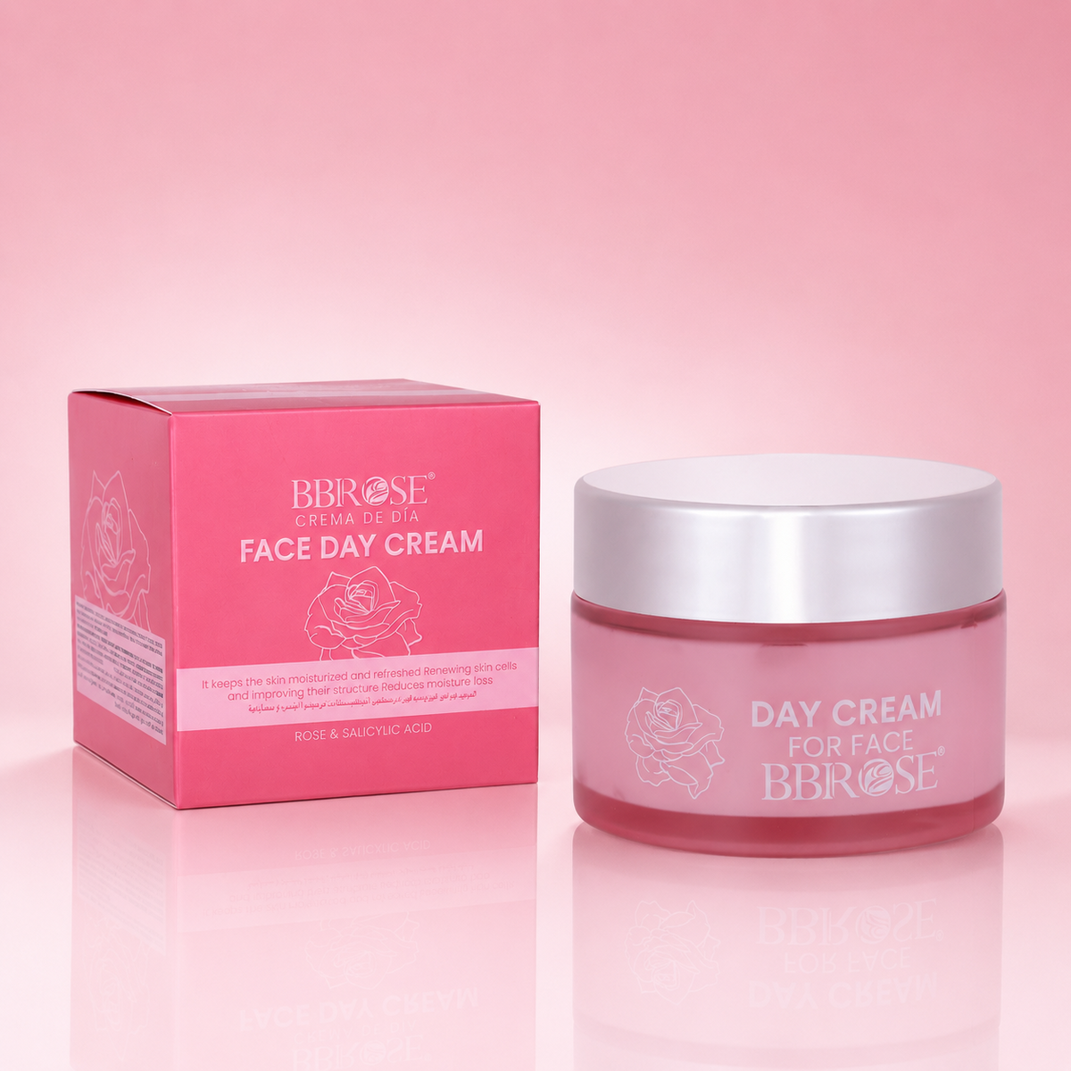 BBROSE Rose & Salicylic Acid Face Day Cream ¨C Moisturizing and Skin-Renewing Daily Facial Cream