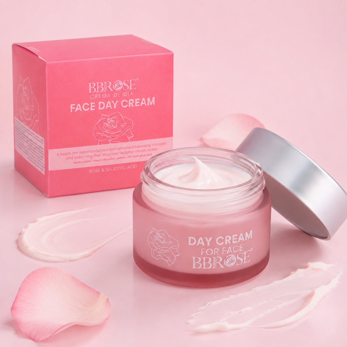 BBROSE Rose & Salicylic Acid Face Day Cream ¨C Moisturizing and Skin-Renewing Daily Facial Cream
