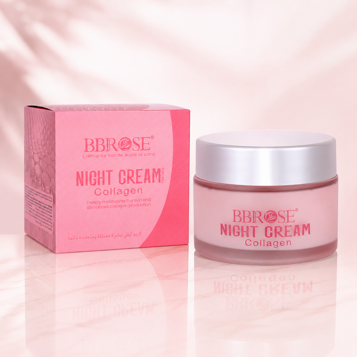 BBROSE Collagen Night Cream – Deeply Moisturizing Overnight Facial Cream