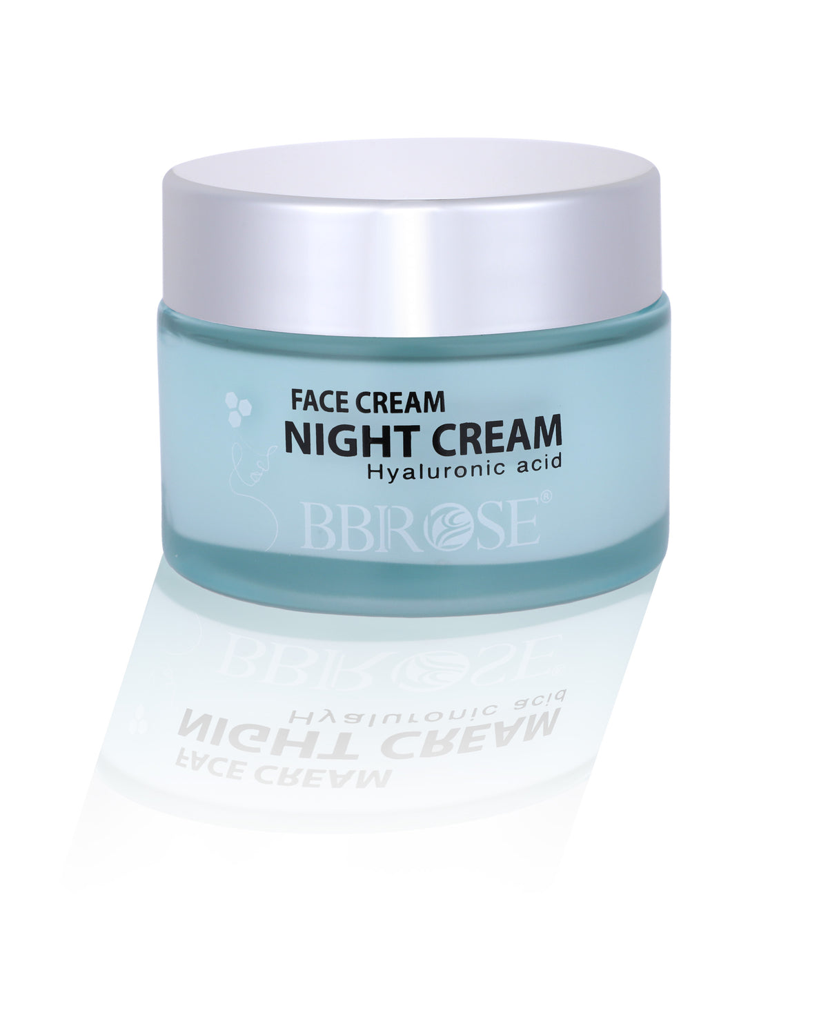 BBROSE Hyaluronic Acid Night Cream – Intensive Moisturizing and Skin-Rejuvenating Face Cream for All Skin Types
