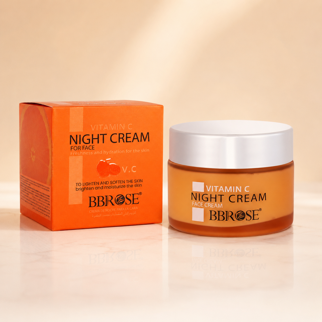Vitamin C Night Cream (50ml) | Brightens & Hydrates Skin | Enhances Fairness & Softness | Deep Moisturization for a Radiant & Even-Toned Complexion