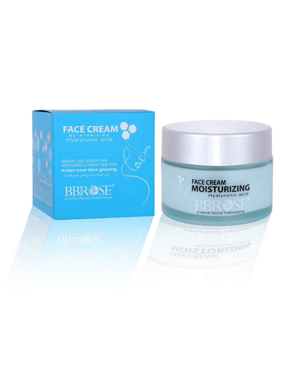 Hyaluronic Acid Moisturizing Face Cream – Hydrating and Tone-Unifying Facial Cream for All Skin Types