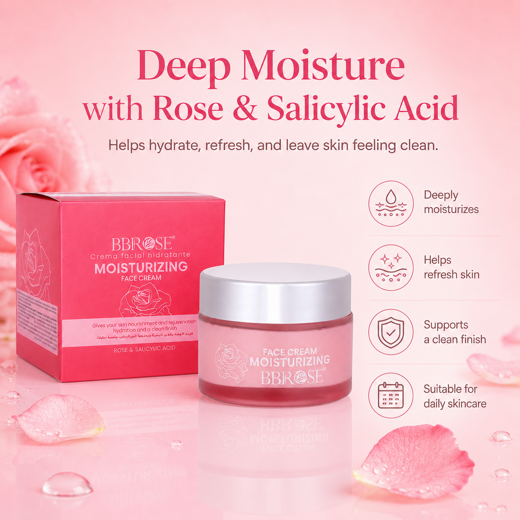 Rose & Salicylic Acid Moisturizing Face Cream