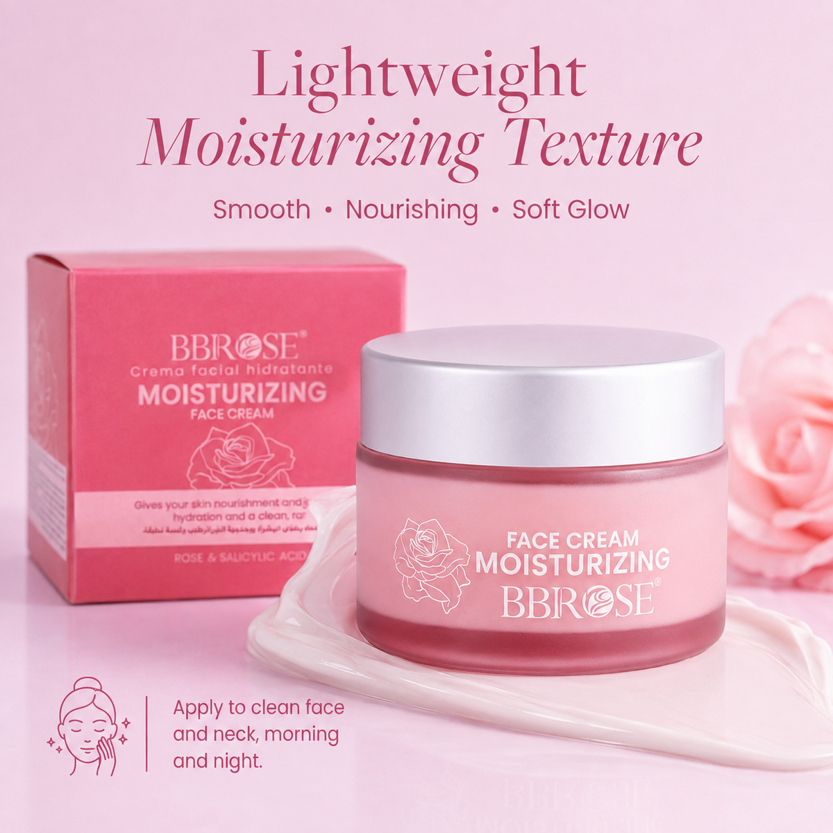 Rose & Salicylic Acid Moisturizing Face Cream