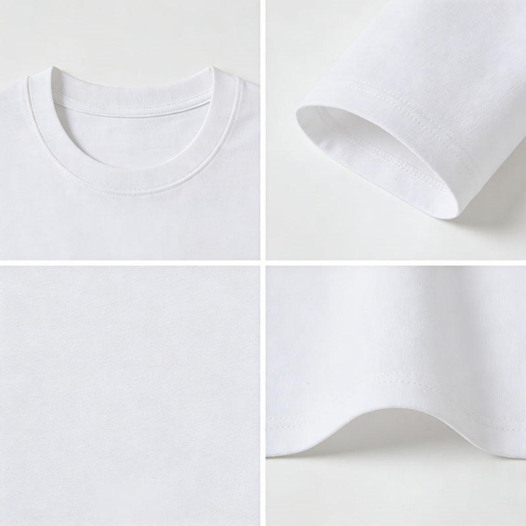 Modern Chic All-Season Casual Sporty Summer Unisex Kids' T-Shirt | Color: White | Image 2