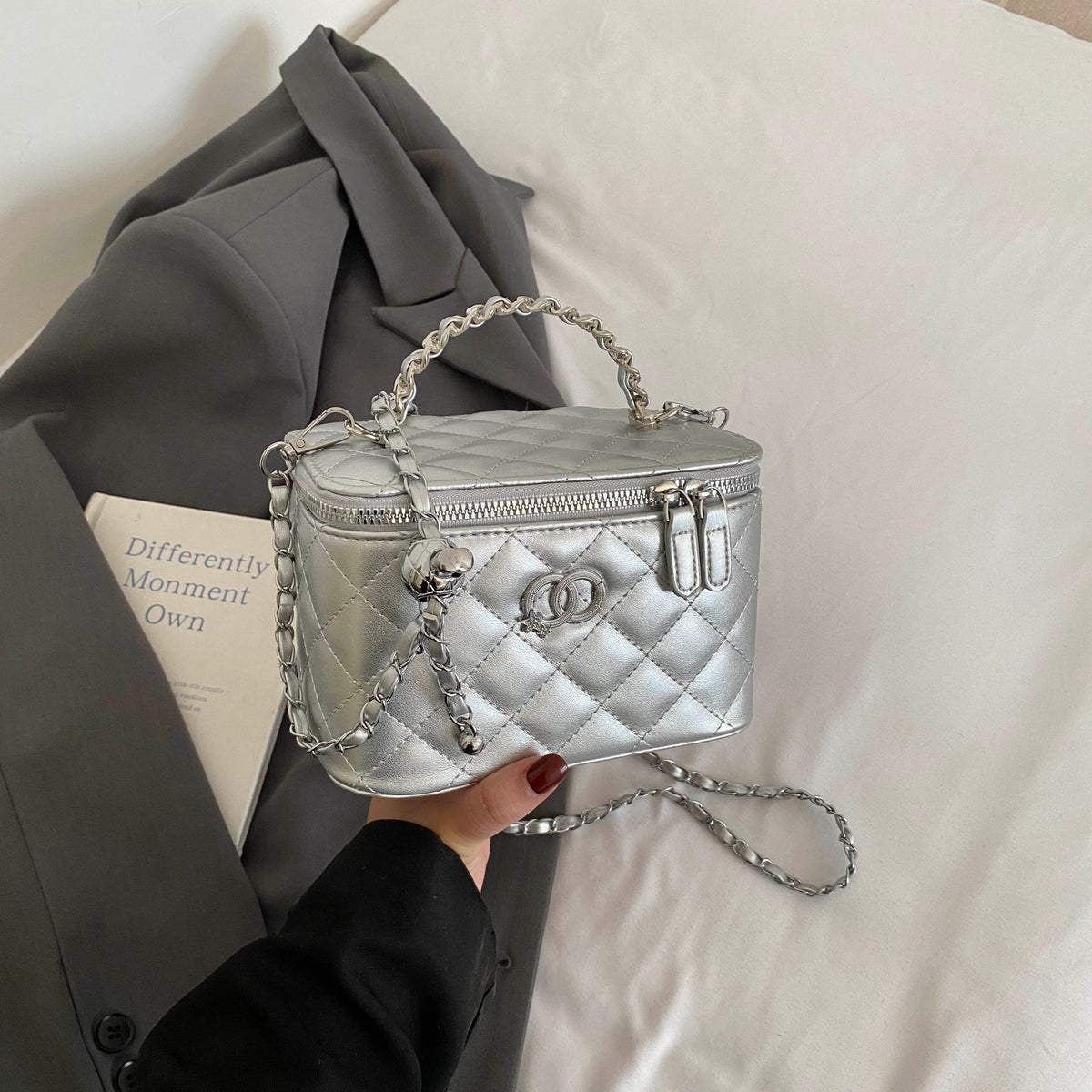 Modern Chic All-Season PU/Artificial Leather/Microfiber Leather Women's Crossbody Bags Box Bags | Color: Style 2 | Image 1