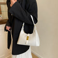 Modern Chic All-Season PU/Artificial Leather/Microfiber Leather Women's Handbags Other Bags | Color: White | Image 1