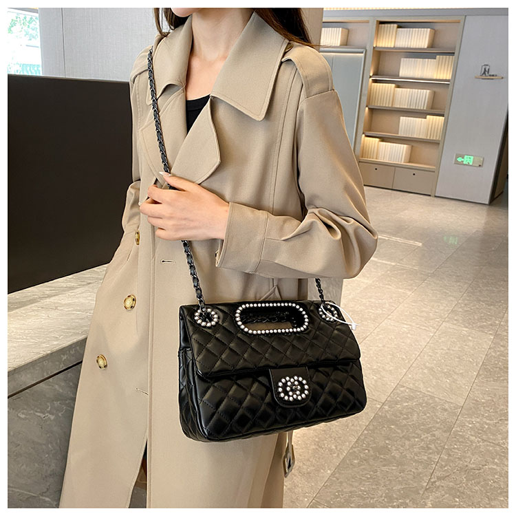Modern Chic All-Season PU/Artificial Leather/Microfiber Leather Women's Crossbody Bags Other Bags | Color: Black | Image 1