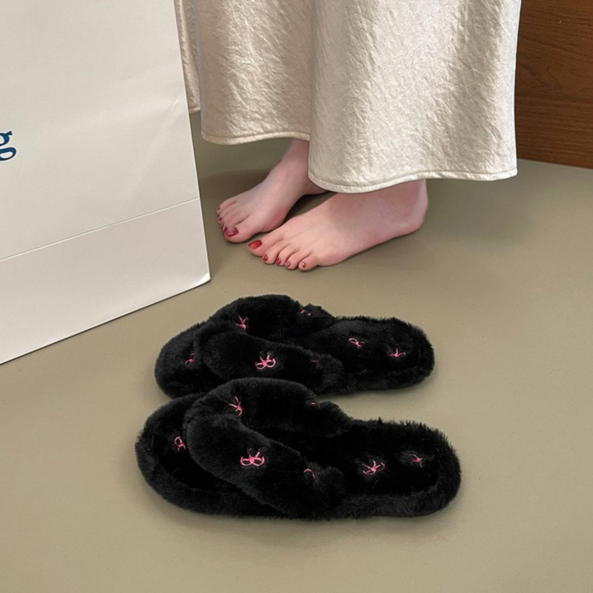 Modern Chic All-Season Others Women's Home Slippers | Color: Style 3 | Image 1