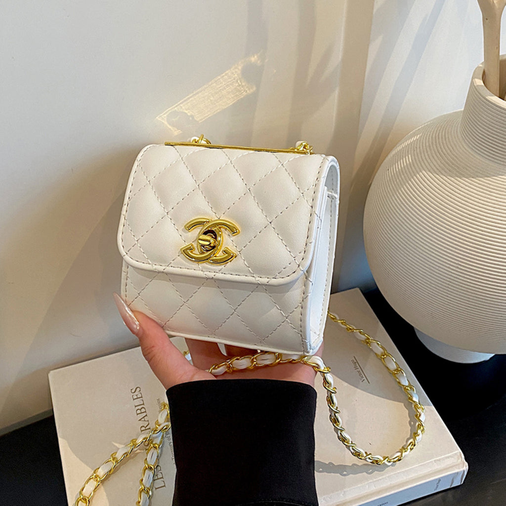 Modern Chic All-Season PU/Artificial Leather/Microfiber Leather Women's Handbags Other Bags | Color: White | Image 3