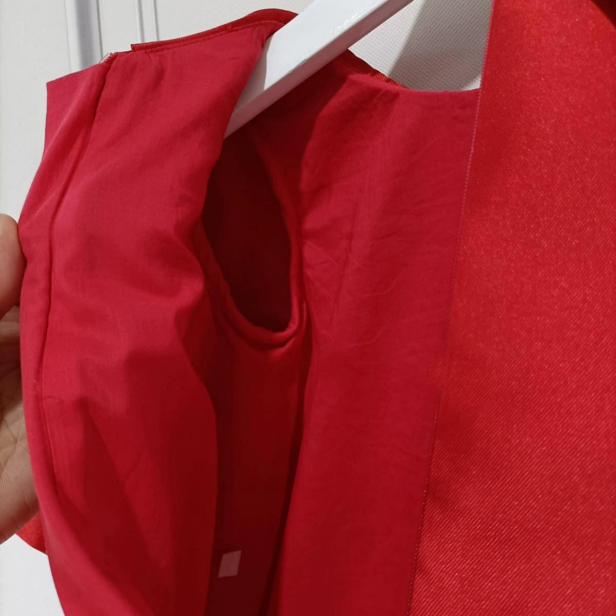 Elegant All-Season Girls' Party Dress, Ages 2-9 | Color: Red | Image 2