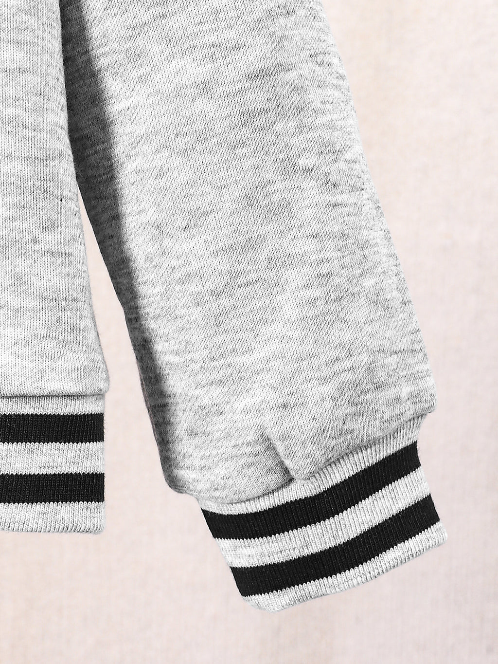 Modern Chic All-Season Casual Sporty Autumn Unisex Kids' Jacket, Ages 2-7 | Color: Grey | Image 3