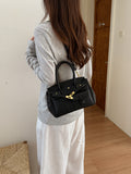 Modern Chic All-Season PU/Artificial Leather/Microfiber Leather Women's Crossbody Bags Other Bags | Color: Black | Image 1