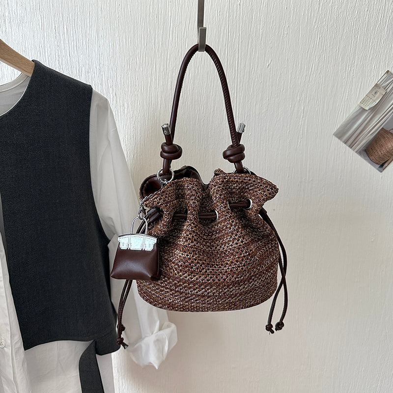 Modern Chic All-Season Cloth / Textile, PU/Artificial Leather/Microfiber Leather Women's Crossbody Bags Other Bags | Color: Coffee | Image 1