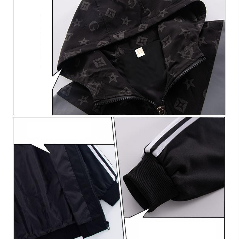 Modern Chic All-Season Casual Sporty Spring 2-Piece Boys' Pants Suit, Ages 3-13 | Color: Black | Image 2