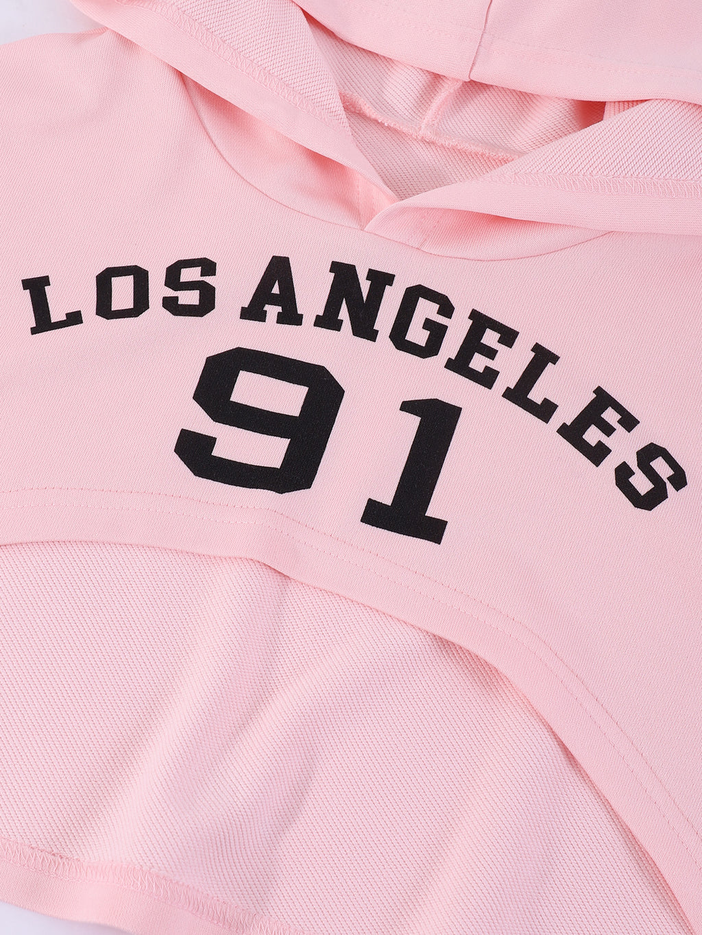 Casual Sporty Spring 3-Piece Girls' Pants Suit, Ages 4-13 | Color: Pink | Image 2